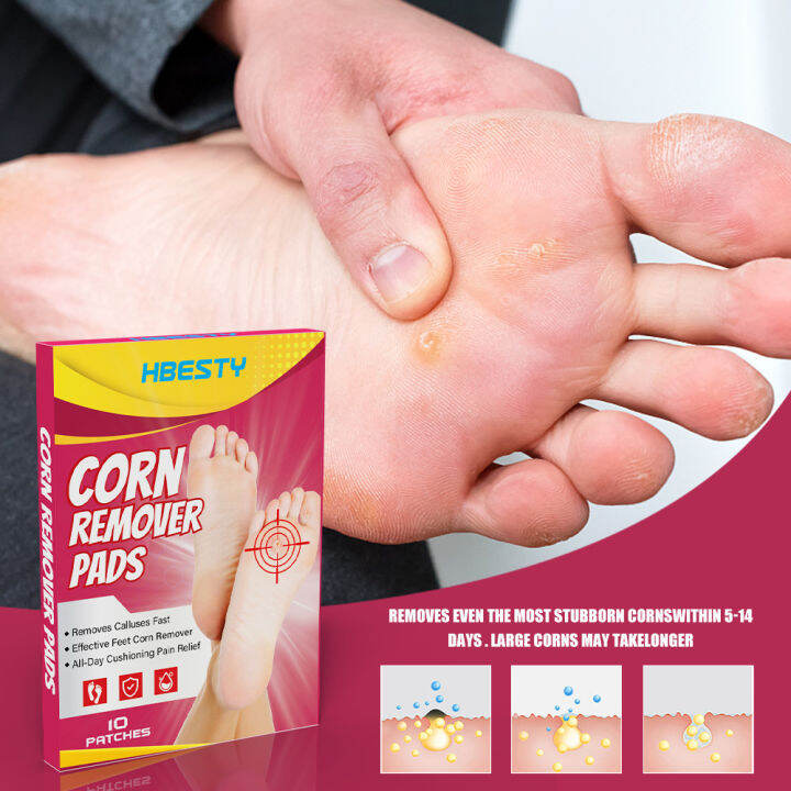 HBESTY Feet Corns/ Warts Removal Patch 10pcs Pain relief, remove