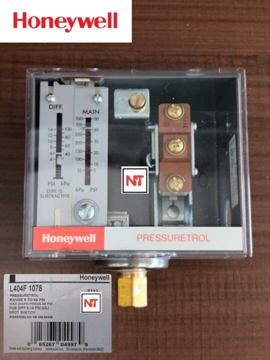 สวิทซ์แรงดัน ฮันนี่เวลล์ (Honeywell Pressure Switch) รุ่น L404F1078 (0.