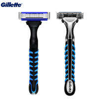 WholesaleGillette Vector 3ความปลอดภัยคู่มือมีดโกนสำหรับผู้ชายใบหน้าเคราโกนกำจัดขน3 Sensor Excel Sharp ใบมีดหล่อลื่นบาร์จัดส่งฟรี