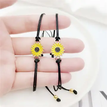 Sunflower deals couple bracelet