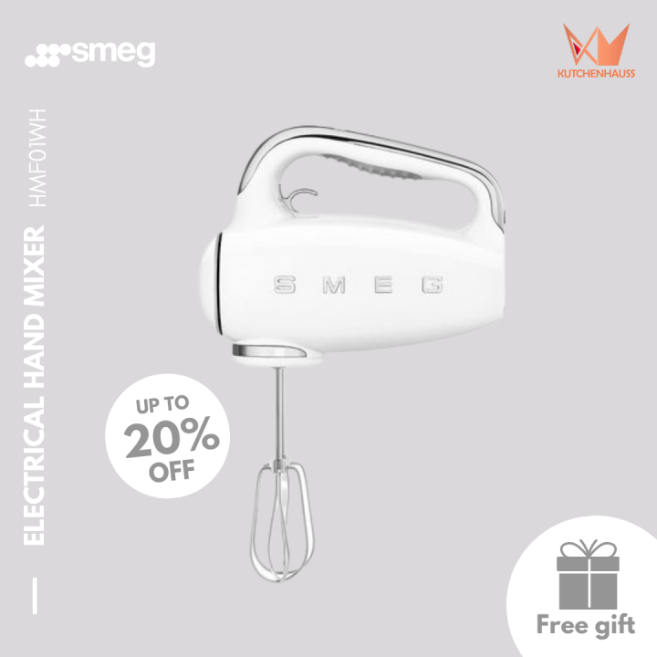 Smeg 50's Retro Style Electric Hand Mixer HMF01 (250W) / 7 Colours Lazada