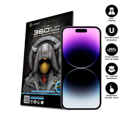 Apple iPhone 14 / 14 Plus/ 14 Pro/ 14 Pro Max X-One 360 ° Anti Peeping Privacy Matte Screen Protector