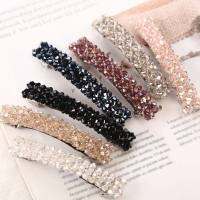 1PC New Korean Elegant Hairpins Hairgrips Crystal Rhinestone Barrettes Hair Clips For Women Girls Hair Accessories