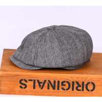 Vintage Beret Newsboy หมวกคลาสสิก Western Newsboy หมวกผ้าฝ้ายผสม Peaked หมวกแบน Brim ผู้หญิงผู้ชายฤดูใบไม้ผลิ Berets หมวก