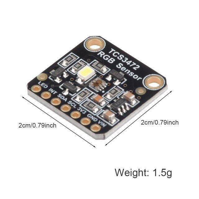 Tcs34725 Low Power Ir Blocking Filter Rgb Light Color Sensor