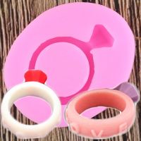 Ring Silicone Mold Fondant Mould DIY Wedding Cake Decorating Tools Candy Clay Chocolate Gumpaste Moulds Bread  Cake Cookie Accessories