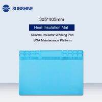 SS-004B 305*405มม. ฉนวนกันความร้อน Pad ซิลิโคนทนความร้อน Soldering Mat Work Pad โต๊ะแพลตฟอร์ม Solder Rework Repair เครื่องมือ