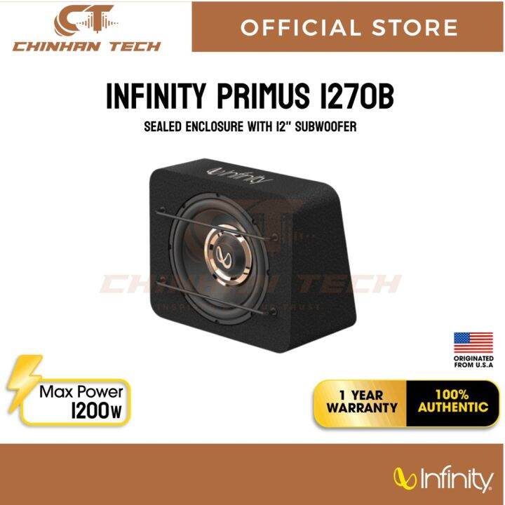 Infinity Primus 1270B Sealed enclosure with 12 subwoofer Lazada