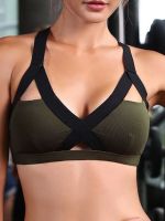 Sports Bra for Women Underwear 2023 New Cross Strap Yoga Sports Bras Crop Tops for Women Workout Tops