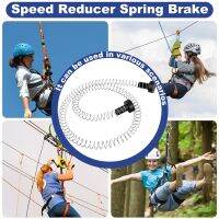 Zipline Spring Brake 165cm Stainless Steel Zip Line Spring Brake Heavy Duty Zipline Brake Speed Reducer Spring Brake