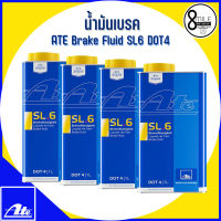 ATE SL6 น้ำมันเบรค DOT4 MADE IN GERMANY ( ขนาด 1 ลิตร ) แบรนด์ Ate เหมาะสำหรับรถใหม่ทุกรุ่น ที่มีระบบ ABS, ESP เบอร์แท้ 03.9901-6402.2 Brake Fluid น้ำมันเบรค เอเต้