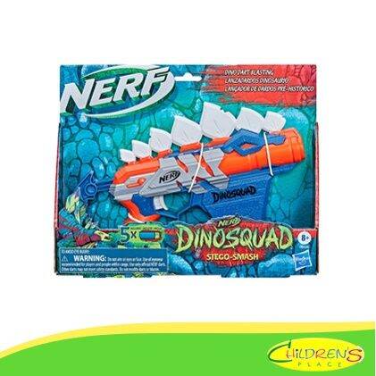 Nerf: Dinosquad Stegosmash 5 Dart Blaster Dino Dart Blasting 