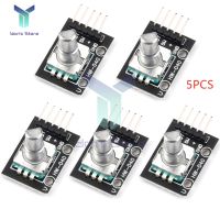 5PCS/lot KY-040 360 Degrees Rotary Encoder Module Sensor Switch With 15x16.5 mm Potentiometer Rotary Knob Cap For Arduino