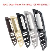 ‘；。【’； Right Hand Drie Side Car Door Handle Window Switch Panel Trim For BMW X5 X6 E70 E71 Inner Replacement Accessories