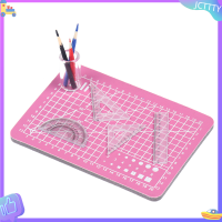 ? JCTTTY ? 1:12 dollhouse Miniature Cutting MAT ไม้บรรทัดปากกาปากกาชุดตุ๊กตาตกแต่งบ้าน