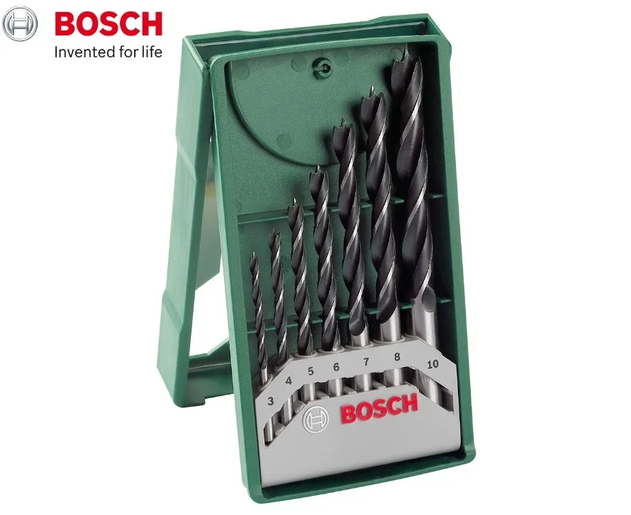 BOSCH 7PCS WOOD AUGER BIT SET 2607019580 Lazada