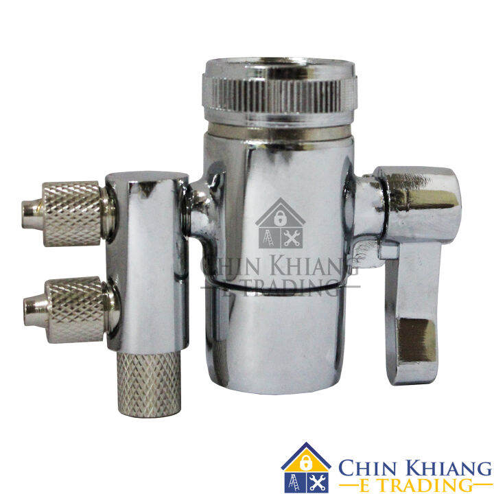 2 Way Water Filter Diverter Valve for Countertop Filter 1/4" or 3/8