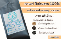 เมล็ดกาแฟคั่ว Robusta100% เขาทะลุ จ.ชุมพร 250g