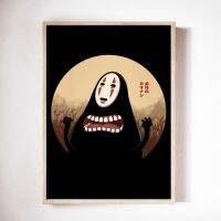 ภาพวาดผ้าใบของอะนิเมะคลาสสิกของ Miyazaki Hayao-Spirited Away Faceless Spirit-เหมาะสำหรับตกแต่งบ้าน