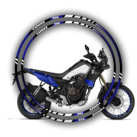 TENERE700 Motorcycle Accessories Wheel Stripes Sticker Rim Hub Reflective Decals For YAMAHA Tenere 700 18/21 Inch Wheel Covers