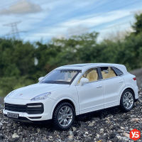 โมเดลรถยนต์ Porsche Cayenne ขนาด 1:32 ของเล่นสําหรับเด็ก เปิดประตู สว่างขึ้น เสียงเครื่องยนต์