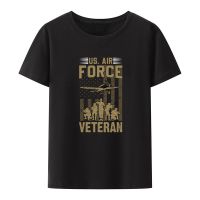 Us Air Force Veteran Modal Print Tees Humor Men Hipster Graphic T Shirts Unisex Summer Short-sleev Loose Breathable Streetwear