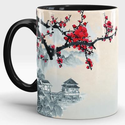 hotx【DT】 sakura blossom Mug 330ml Office Cup