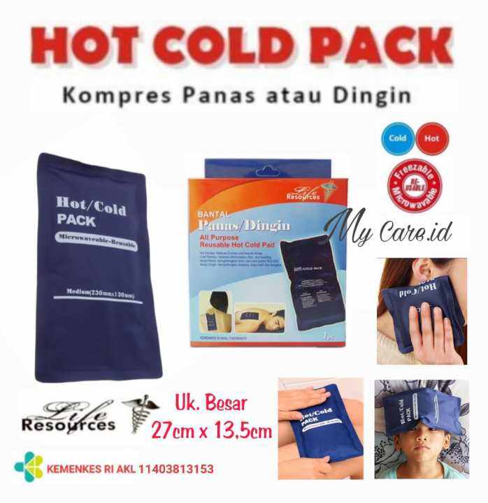 HOT COLD Pack Gell Alat Kompres Gel Panas Dingin Bantal Panas Dingin ...