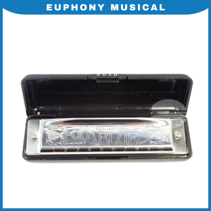 Diatonic Harmonica (TOMBO 1610C Folk Blues Diatonic Harmonica) Lazada