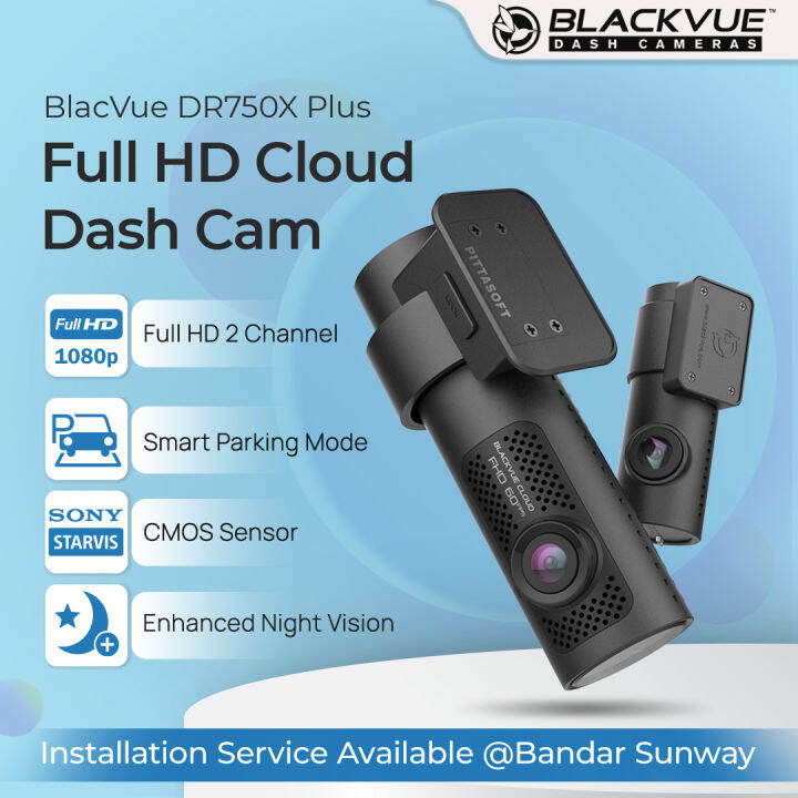 Blackvue DR750X-2CH Plus Dash Cam︱CLOUD Remote View Ready Dashcam︱Front ...