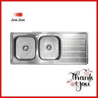 ซิงค์ฝัง 2 หลุม 1 ที่พักขวา TEKA T PLUS สเตนเลสBUILT-IN SINK 2B1RD TEKA T PLUS STAINLESS STEEL **พลาดไม่ได้แล้วจ้ะแม่**