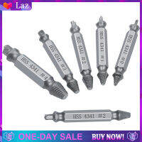 6 Pcs HSS4341 Screw Extractor ความแข็งแรงสูงความแข็งสูงแบบพกพาไขควงเจาะ Bits Repair Tool 0 #1 #2 #2 #3 #4 # หลายรุ่น