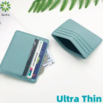 Women Men Ultra-Thin Business PU Leather Card Holder