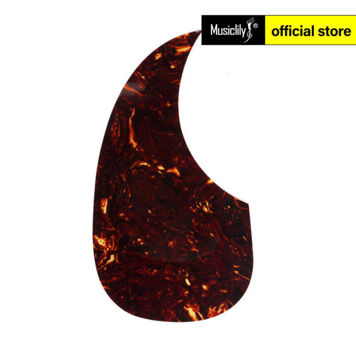 Pickguard Gitar Akustik หยดน้ำตาแบบมีกาวสำหรับกีตาร์สไตล์ D28ของมาร์ติน