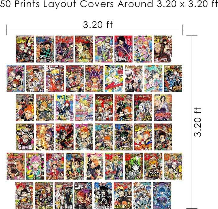 50-pcs-anime-magazine-cover-wall-sticker-set-room-decor-poster-dorm-fashion-small-poster-wall-art-aesthetic-photo-bedroom-decor-tapestries-hangings