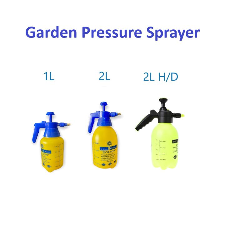 2L Portable Garden Hand Pump Sprayer Pressure Spray Water Bottle Weed  Chemical