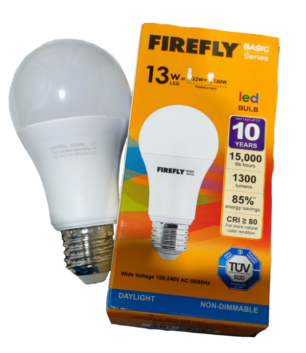 13W LED Bulb E27 Daylight 6500K ( Firefly) | Lazada PH