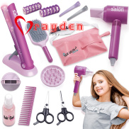 Hair Salon Toys for Girls, Pretend Play Beauty Salon Set with Realistic