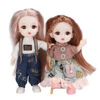 (Popular toys) 16เซนติเมตรตุ๊กตา BJD 13ข้อต่อเคลื่อนย้ายได้แฟชั่นตุ๊กตาเด็กร่างกายเปลือยกับรองเท้า Dodo ปากแต่งหน้าอุปกรณ์ตุ๊กตาของเล่นสำหรับสาวของขวัญ