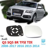 สำหรับรถออดี้ Q5 SQ5 8R 2.0 3.0 3.2 TFSI TDI 2008- 2017 Q7อุ่นปีกนางฟ้ามองหลัง Cermin Kaca มองหลังอุปกรณ์เสริม