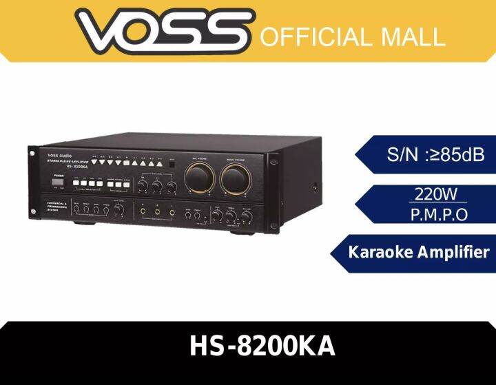 VOSS Audio Karaoke Amplifier HS8200KA Lazada