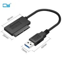 Usb 3.0กับอะแดปเตอร์ Micro Sata สำหรับ1 8 "ฮาร์ดดิสก์ Ssd สายแปลง Usb3.0กับ16pin Msata 79 Pin สาย20Cm