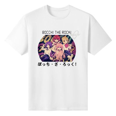 ข้อเสนอพิเศษ BOCCHI THE ROCK Anime Oversized T Shirt for Men Anime Tshirt Cotton Tops Tees Unisex_09S-5XL