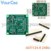 AD7124-8หลายช่อง ADC โมดูลการเก็บข้อมูล AD7124แรงดันไฟฟ้ากว้าง DC2.7-6V RS232พอร์ตอนุกรมคณะกรรมการการเก็บข้อมูล