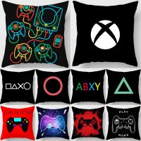 Home Decor Retro Video Game Printed Polyester Pillowcase Gaming Fan Game Console Printed Sofa Pillowcase funda de almohada