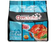 Lốc 5 gói mì Omachi khoai tây Tôm càng riêu cua