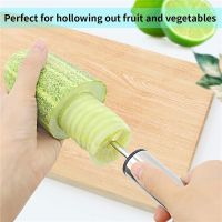 Fruit and Vegetable Corer Fruit Core Remover Set for Dig Hole Opener Core Remove Device Vegetable Drill Graters  Peelers Slicers