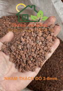 Túi 1kg - đá nham thạch đỏ và đenchuyên lọc hồ cá, rải mặt chậu