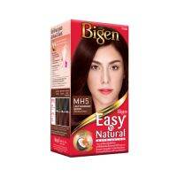 ? Bigen Easy N Natural Light Mahogany Brown MH5 100g. บีเง็นอีซีส์แอนด์เนเชอรัลน้ำตาลประกายแดงMH5 100กรัม [ ด่วน ไม่ลองถือว่าพลาดมาก!! ]