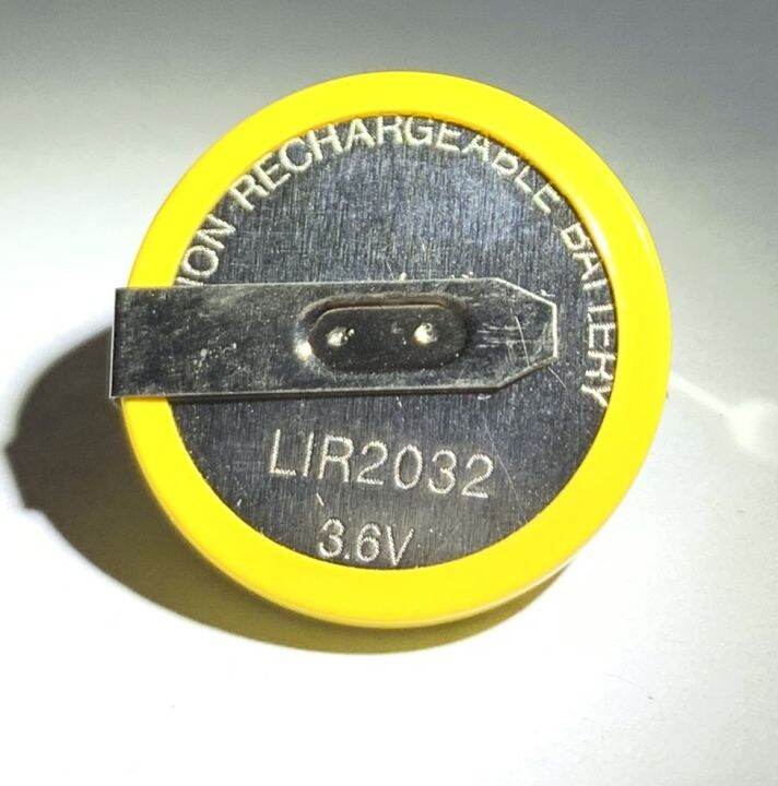 2023-New 180 degree welding foot LIR2032 rechargeable battery 3.6V old ...